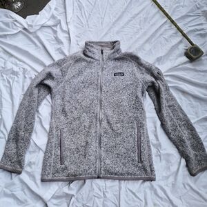 Patagonia Better Sweater Jacket Sweatshirt Full Zip Gray Purple  Size Small